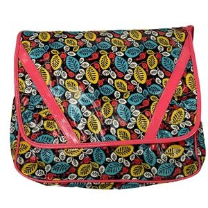 Frill Vera Bradley Happy Snail Messenger Bag Cross Body Strap Adjustable Vinyl